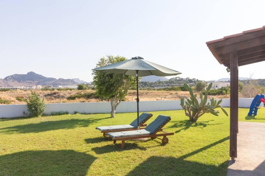 Renes Paradise Seahome - Afandou Beach, Rhodes 콜림비아 외부 사진
